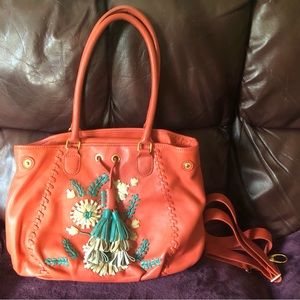 Isabella Fiore. Beautiful leather purse. Comes with long strap